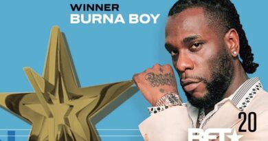 Burna Boy's BET Awards Win