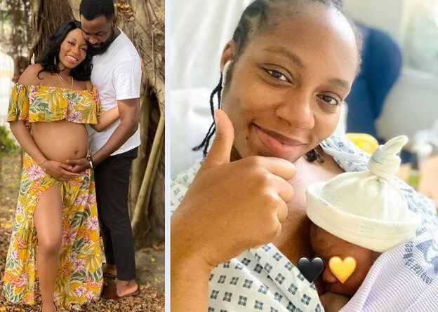 Gedoni and Khafi welcome their first child