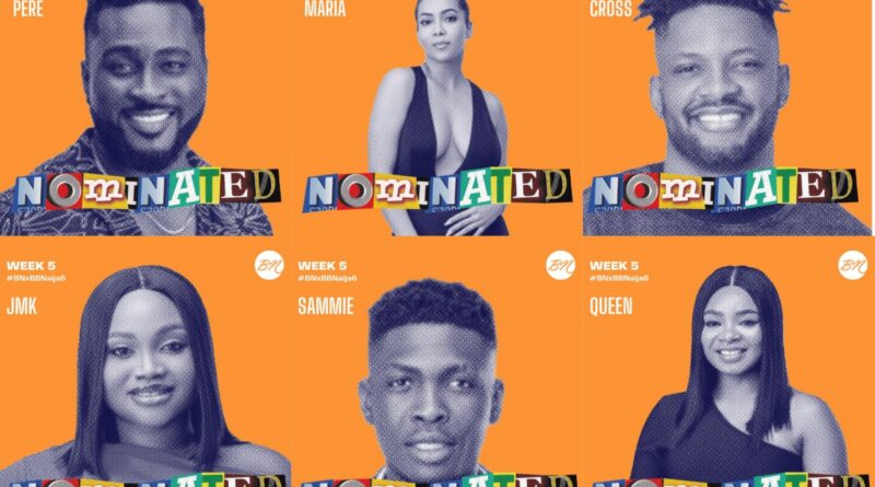 Maria, Pere, JMK, Sammie, Queen & Cross nominated for eviction