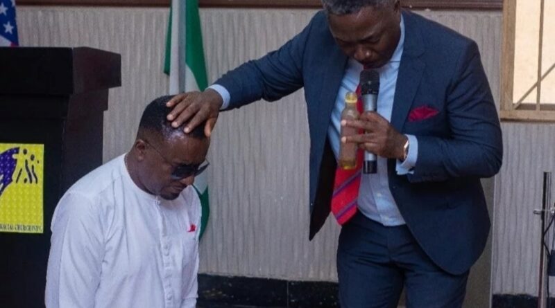 Emeka Ike gets Ordained as a Pastor