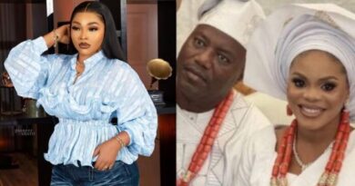 Mercy Aigbe reacts to her ex-husband