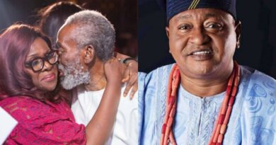 Jide Kosoko Reacts to Loved up photo of the couple