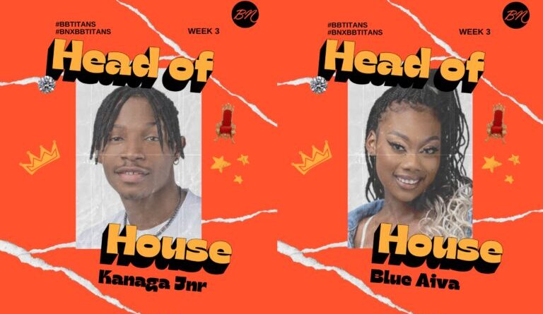 <strong>BBTitans: Blue Aiva and Kanaga Jnr Emerge Head Of House For Week 3</strong>