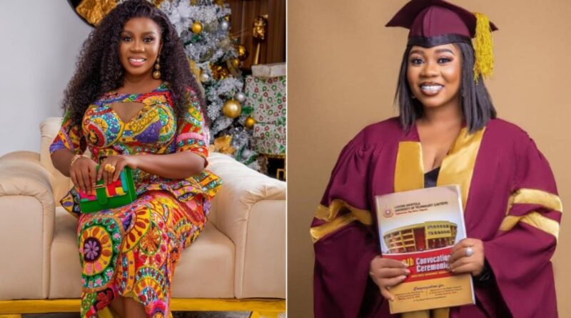 <strong>Actress Wumi Toriola grateful as she bags Master’s Degree</strong>