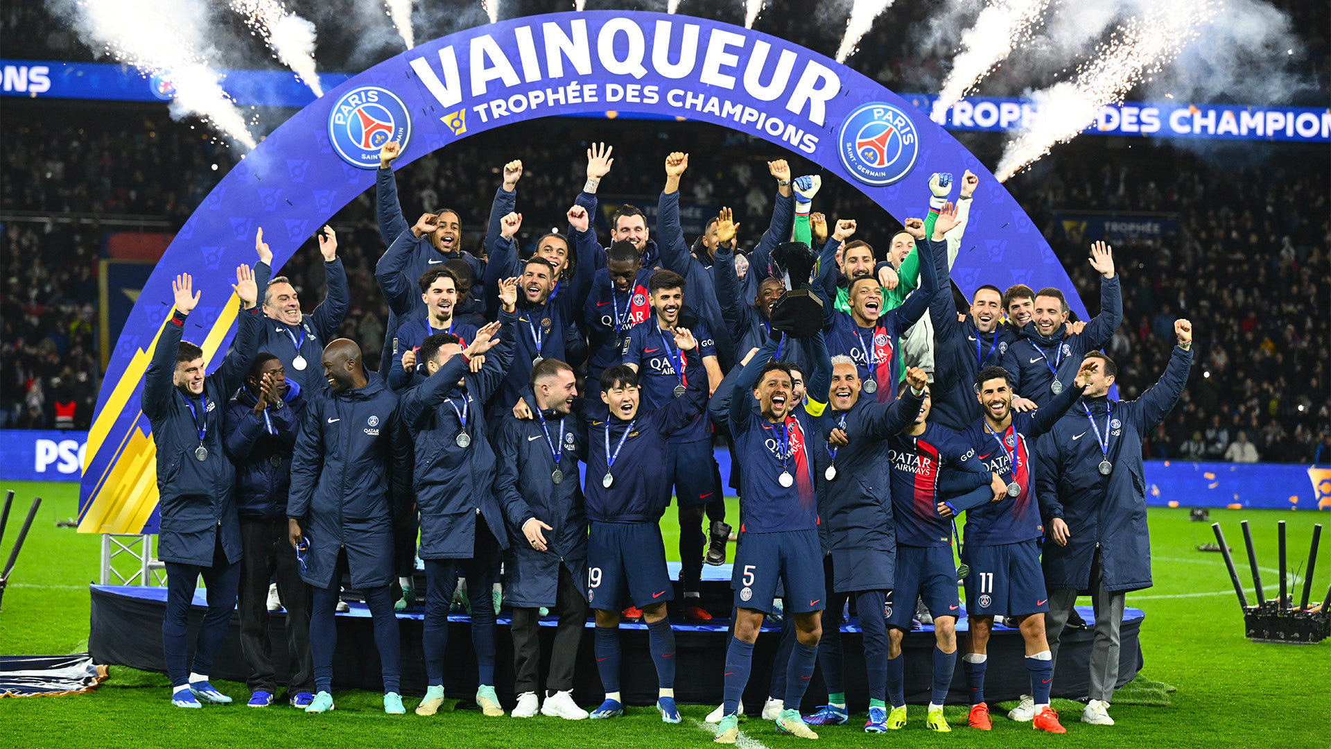 Mbappe sets goal scoring record as PSG bags 12th French Super Cup
