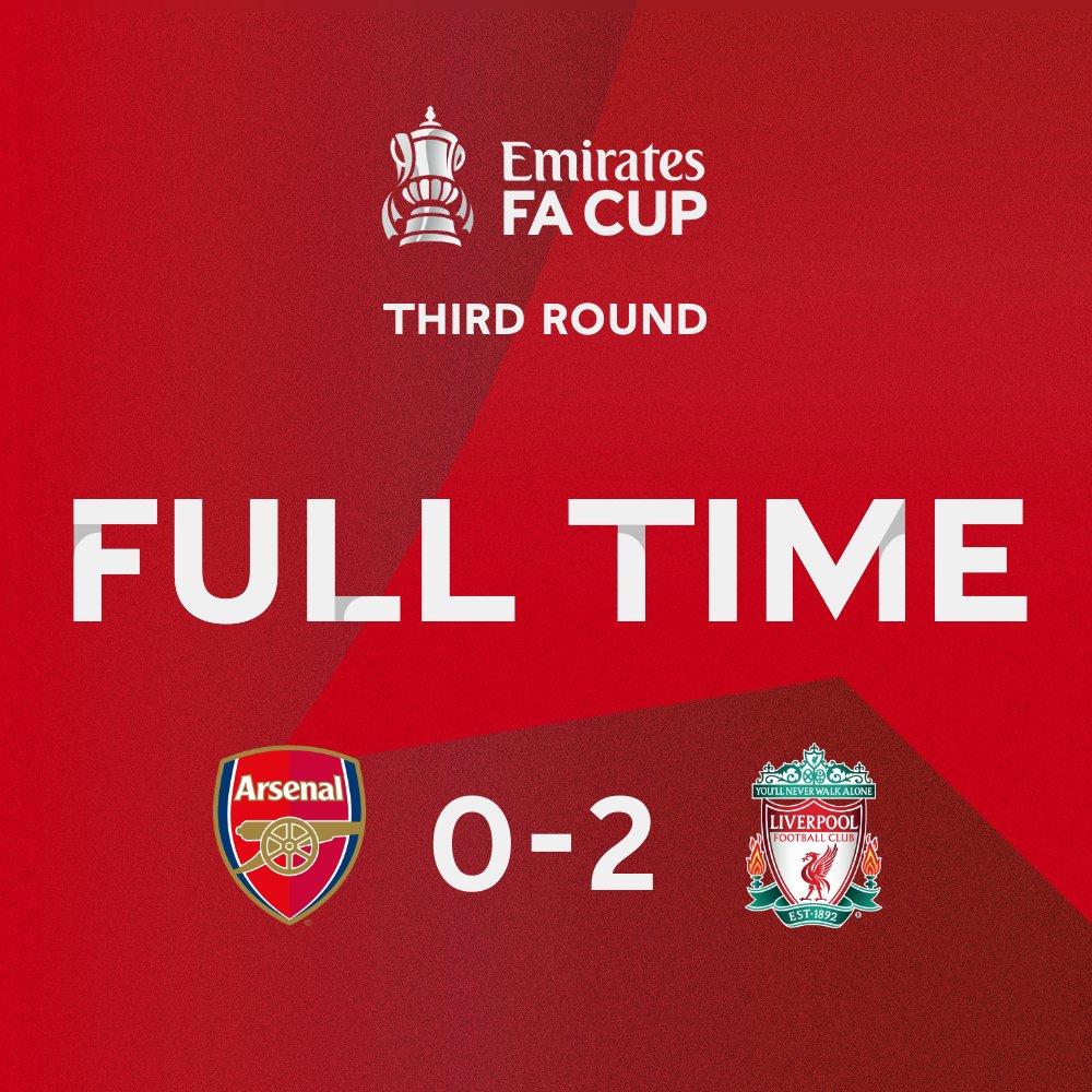 Arsenal crash out of FA Cup