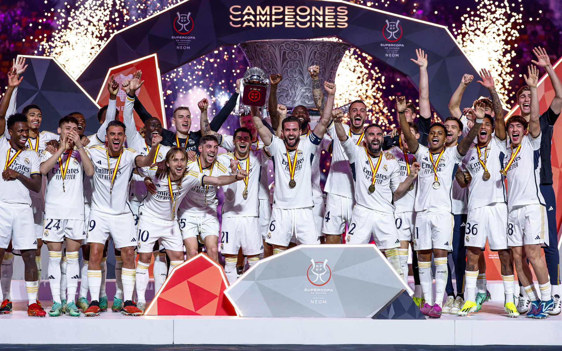 Real Madrid outclass Barcelona to lift 13th Super Cup