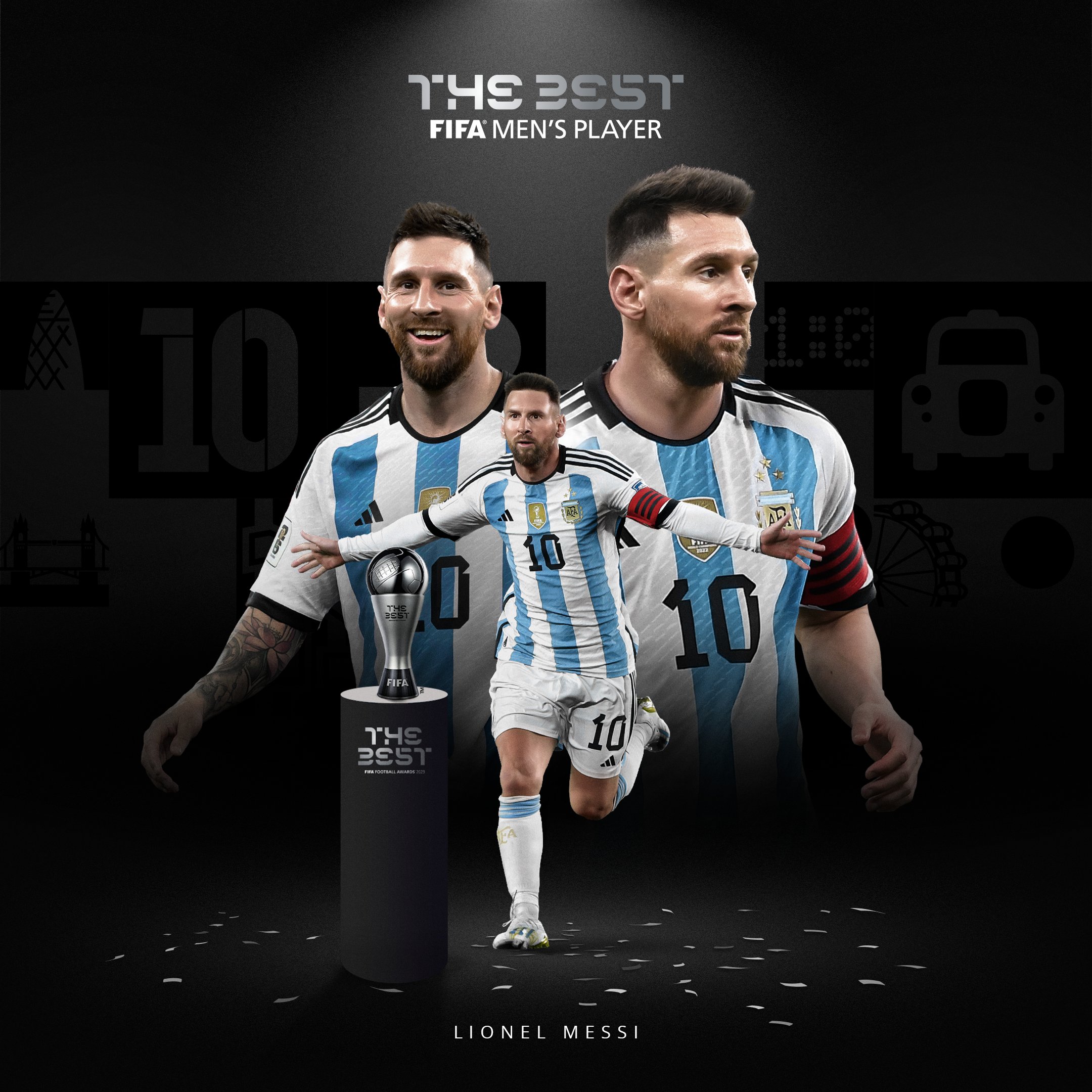 Messi, Guardiola bag FIFA The Best Award