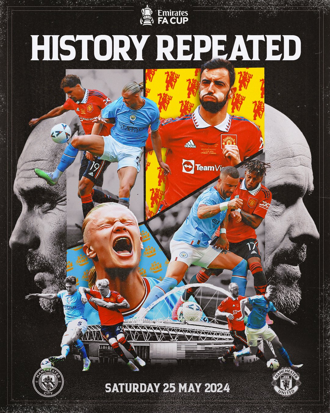FA Cup: Manchester United struggle past Coventry to set up derby final