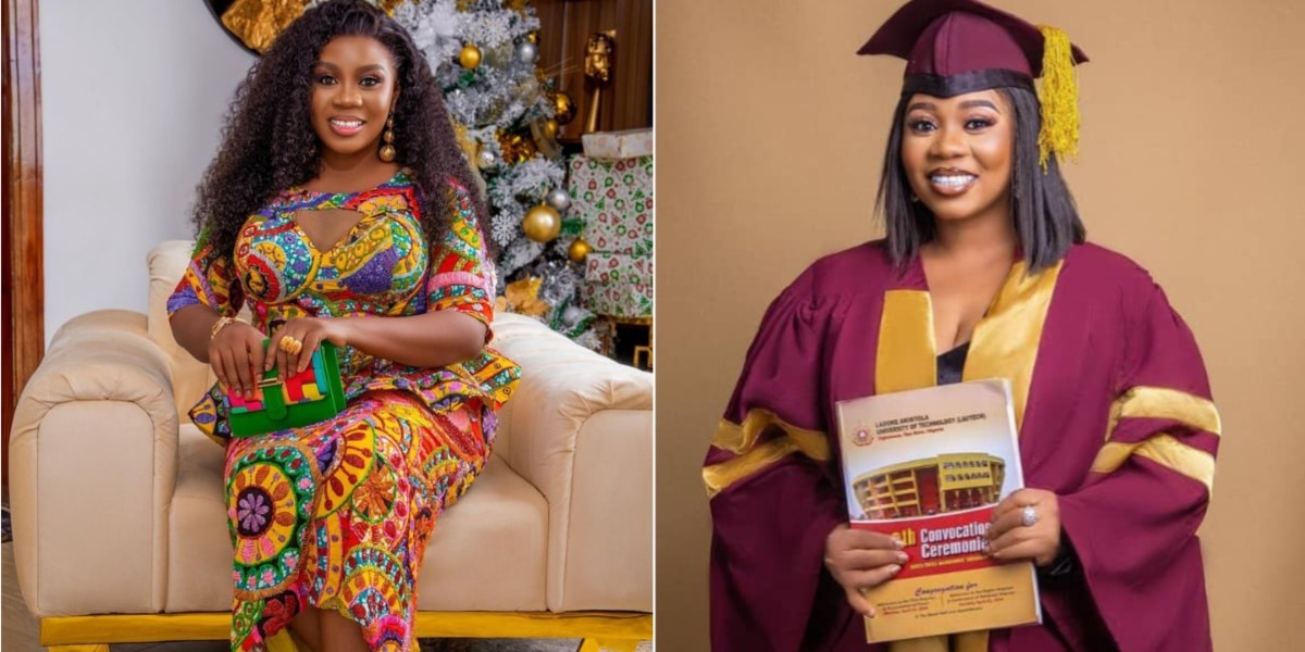 <strong>Actress Wumi Toriola grateful as she bags Master’s Degree</strong>