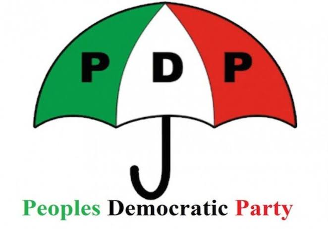 PDP NEC:  Protesters Back Damagun, Wike