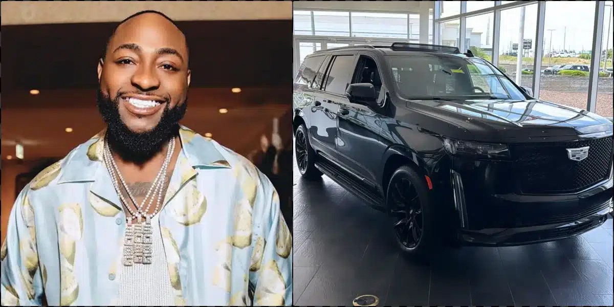 <strong>Davido splashes millions of naira on a brand new Cadillac Escalade SUV</strong>