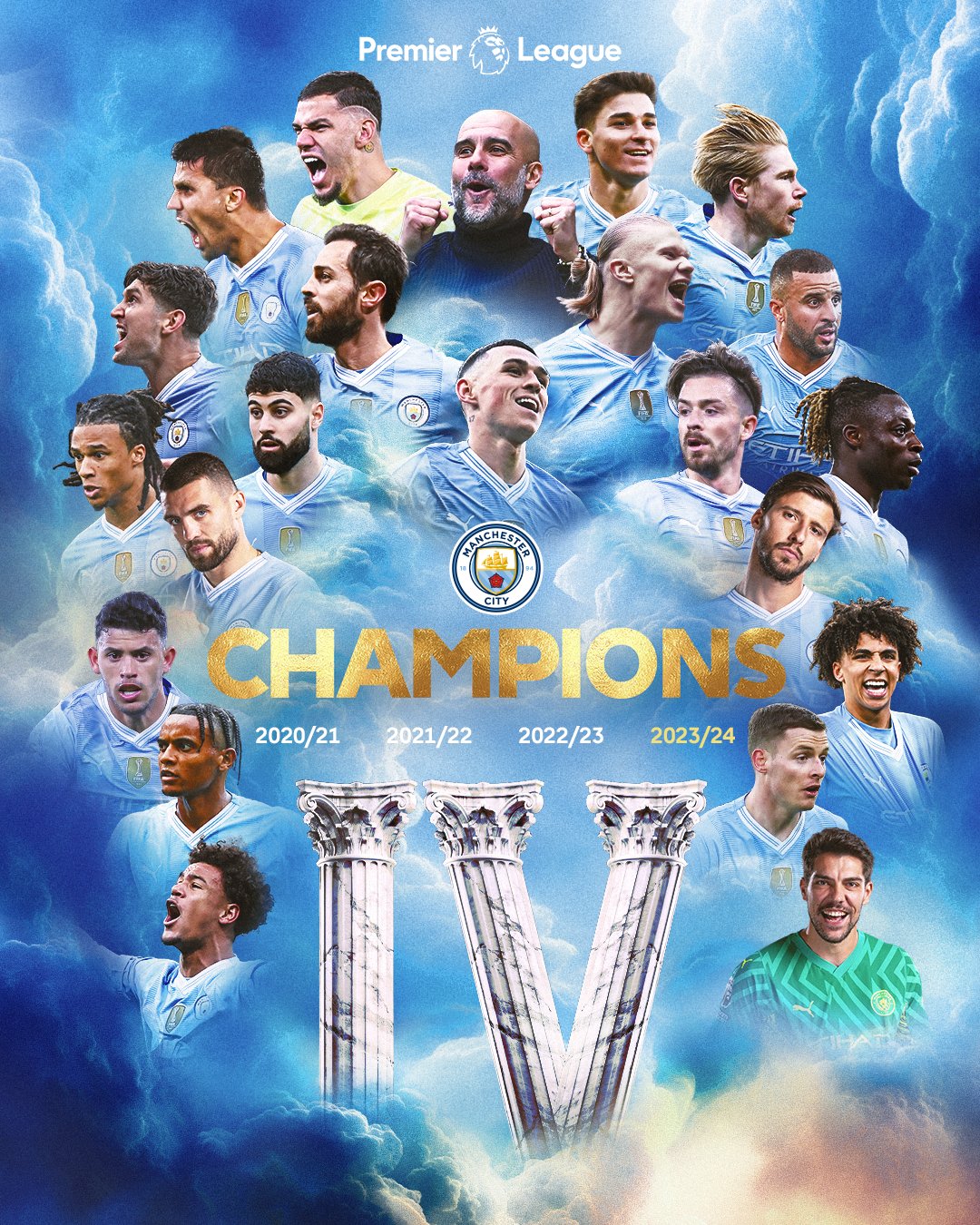 Manchester City Makes History With Fourth EPL Title In A Row