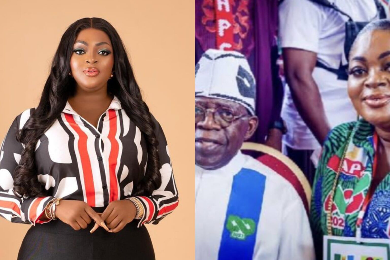 <strong>Netizens slam Eniola Badmus over her congratulatory message to President Tinubu on his one-year in office</strong>