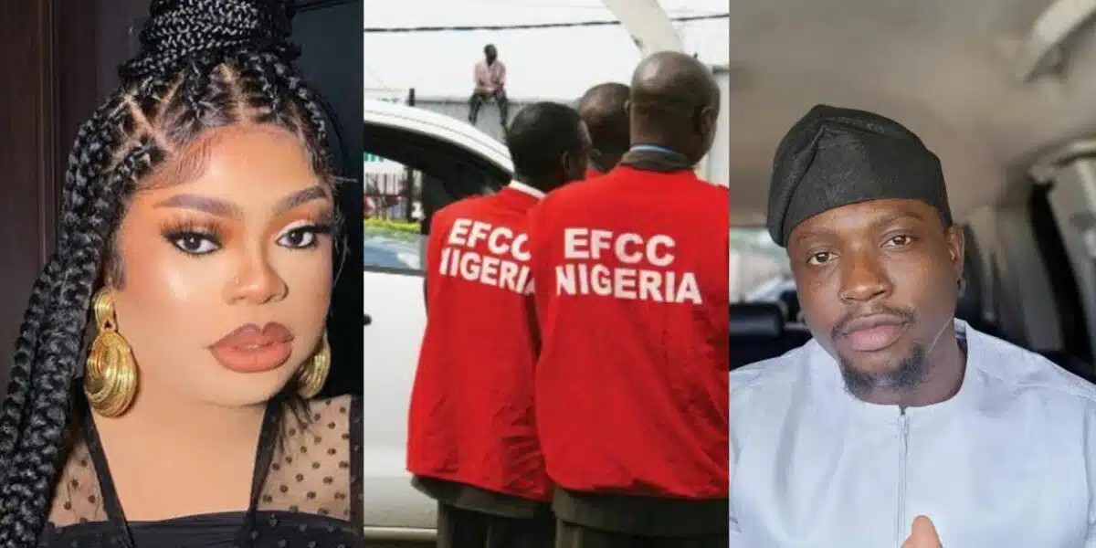 EFCC Invites Bobrisky and VeryDarkMan Over Bribery Allegations Against Officers
