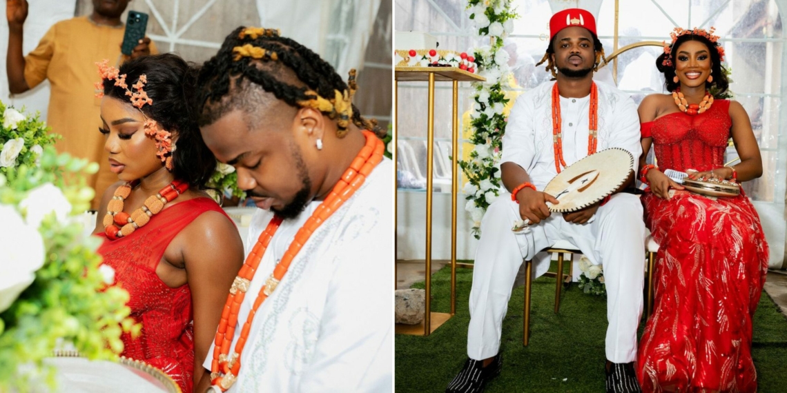 Rexxie And His Fiancée Ties The Knot In A Traditional Marriage
