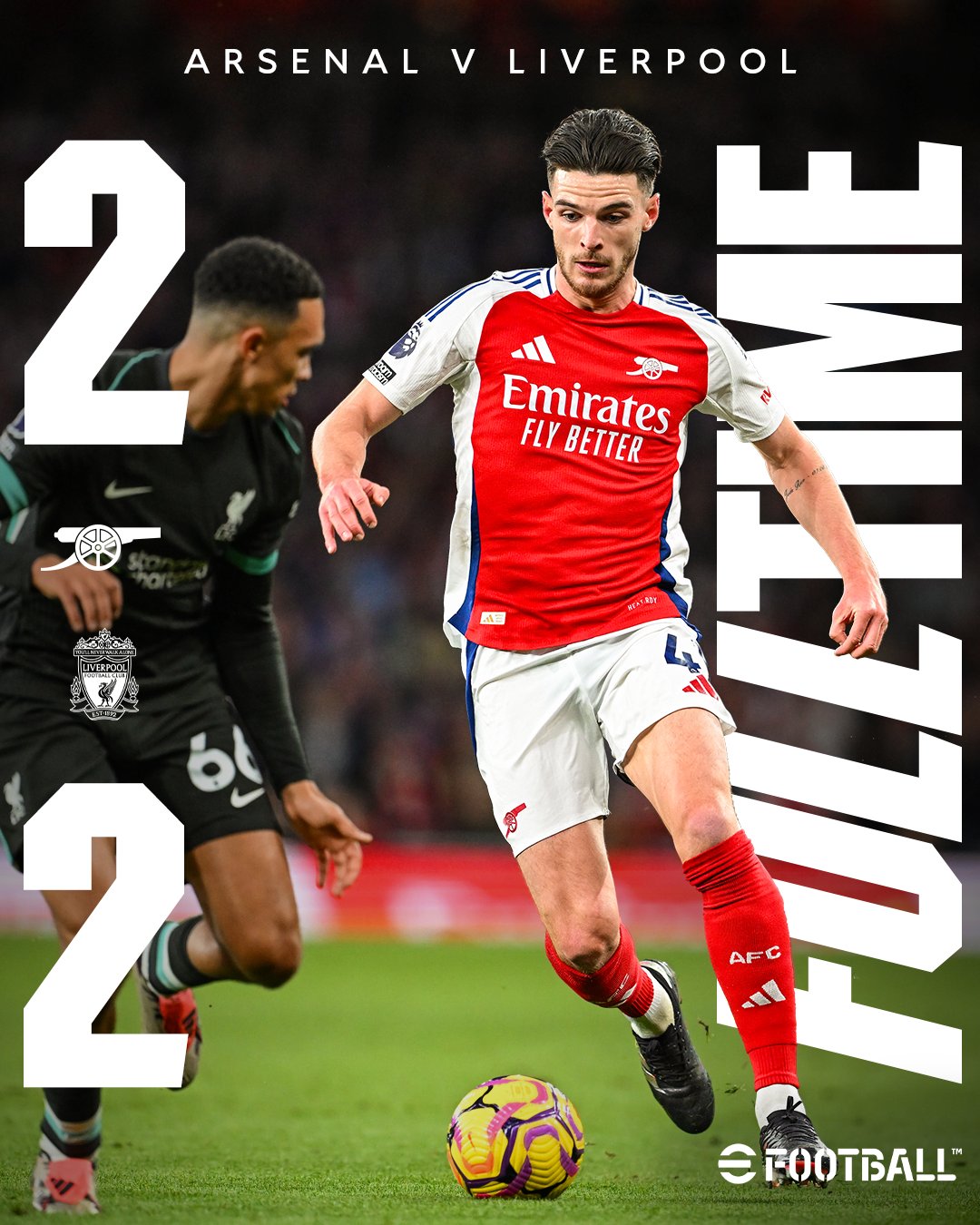Liverpool come from behind to share the spoils against Arsenal