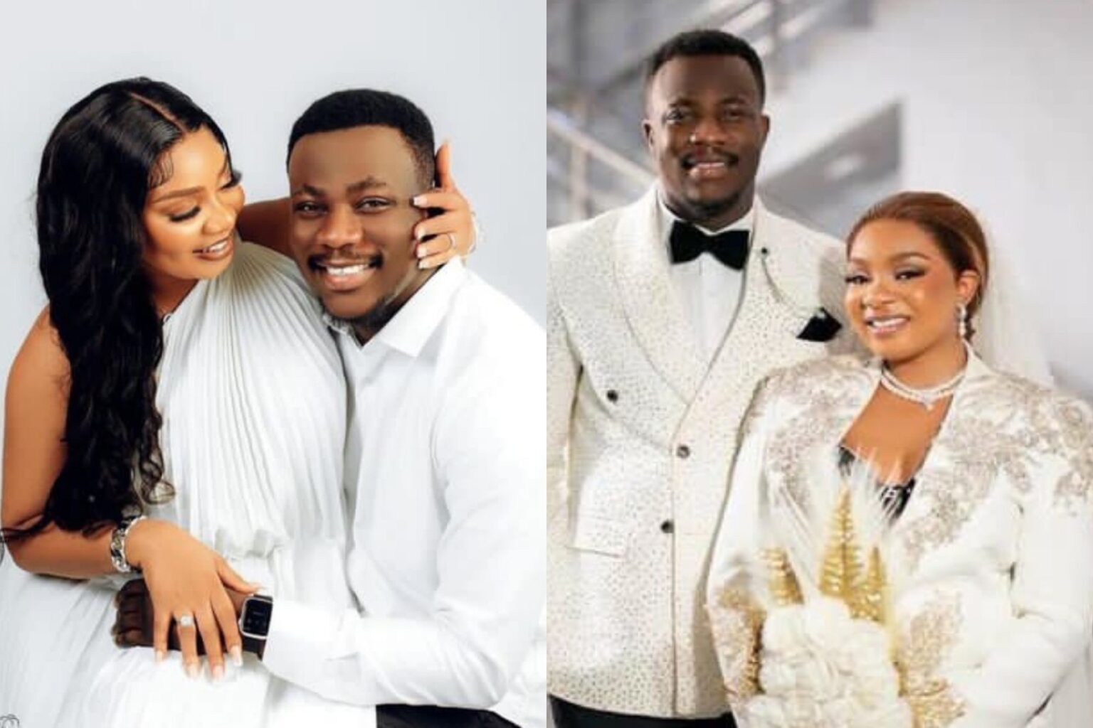 Queen Mercy Atang’s husband, David breaks silence amid marital crisis rumors