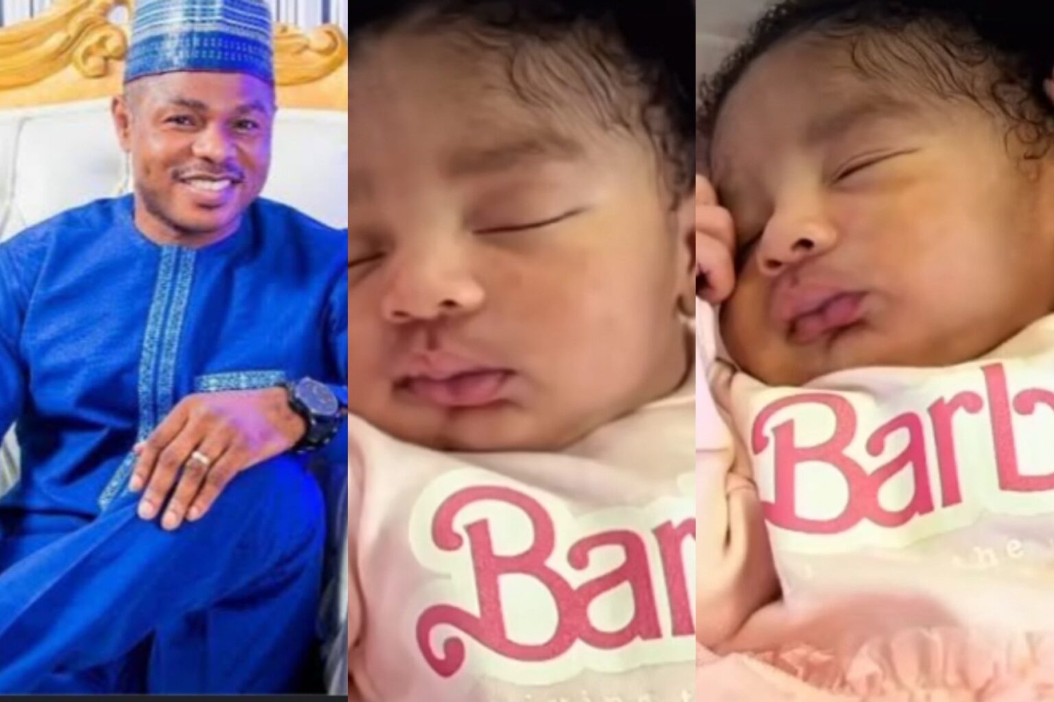 Gospel singer Yinka Ayefele and his wife welcome baby girl Years After Birthing Triplet