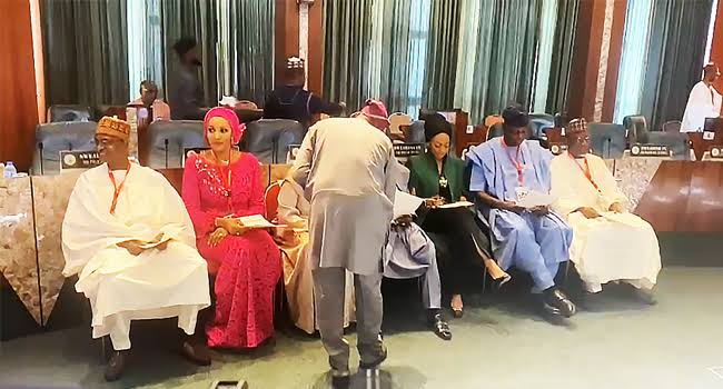 Tinubu Swears In New Ministers, Charges Them To do Better 