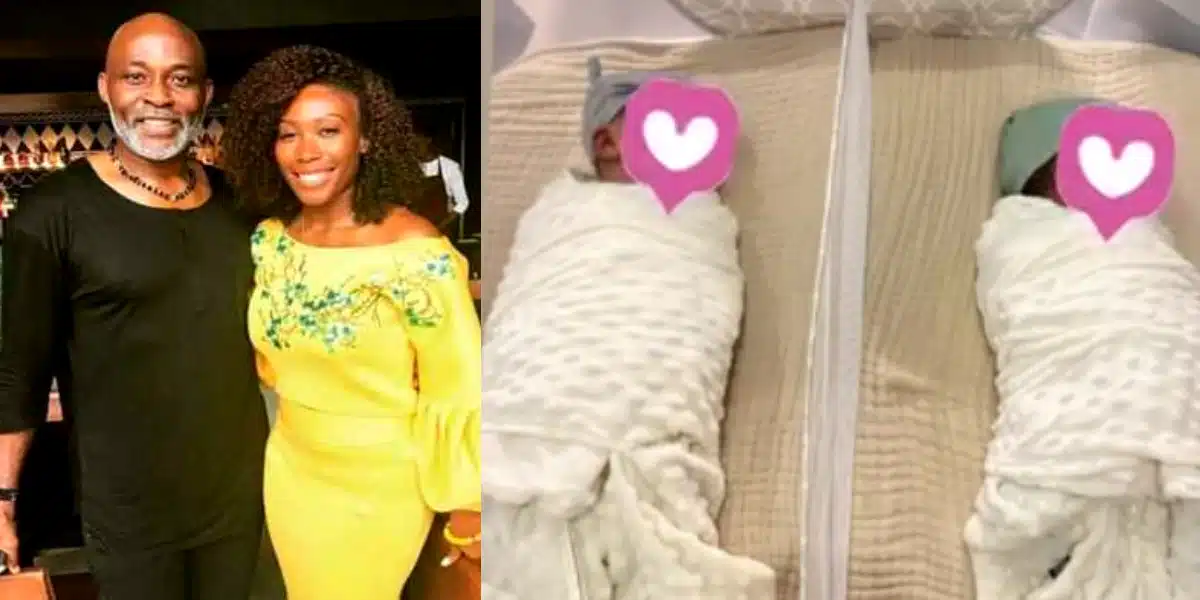 A Double Blessing! Onome Nichole, Daughter of Richard Mofe-Damijo, Welcomes Twins on Mother’s Day