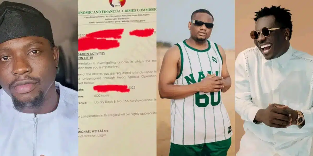 “EFCC Allegedly Extorted $5,000–$6,000 from DJ Tunez, Terry Apala” – Verydarkman Alleges