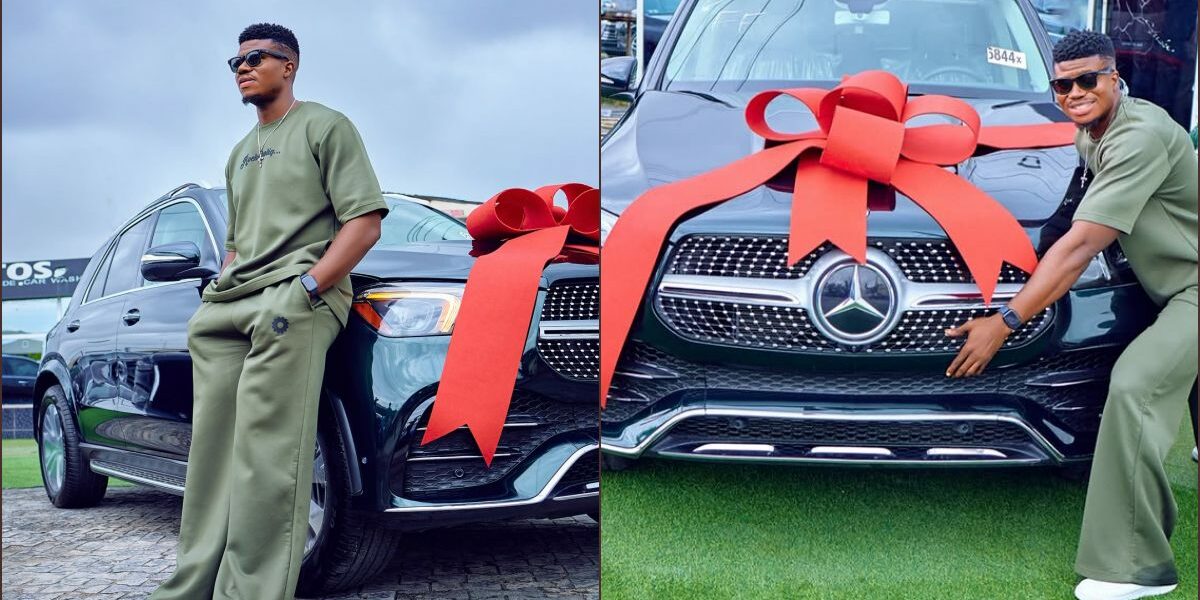 Zicsaloma acquires new Mercedes Benz Worth millions of Naira