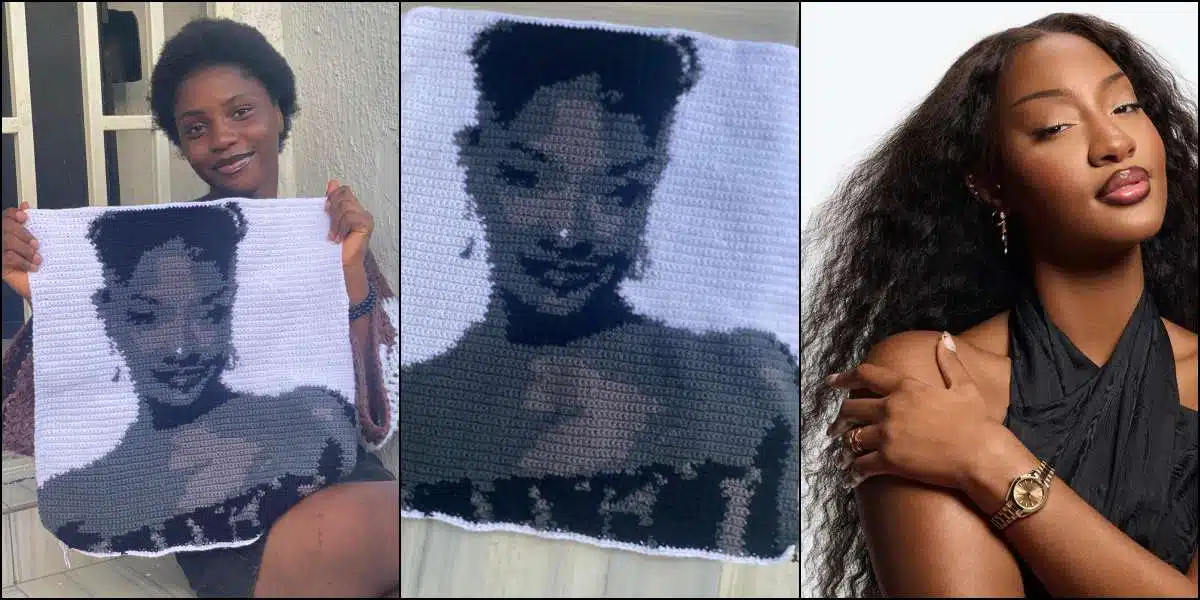 Tems Surprises Fan with ₦3 Million for Crocheted Portrait