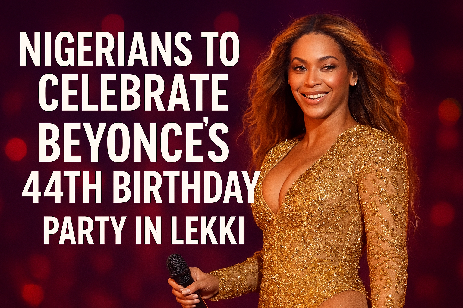 Nigerians to Celebrate Beyoncé’s 44th Birthday with Grand Party in Lekki