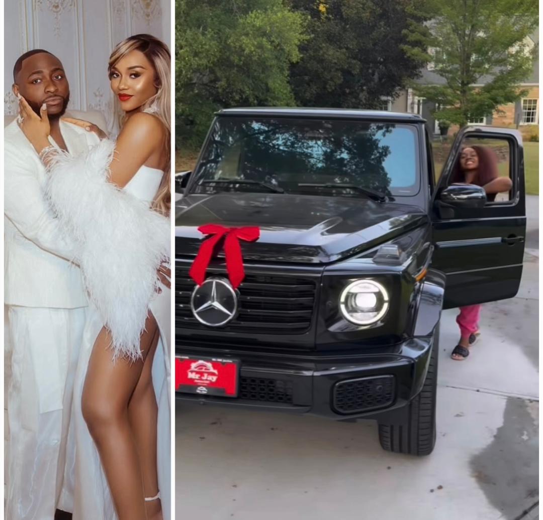 Davido Surprises Wife Chioma with a 2025 Mercedes-Benz G580, Says ‘Only the Best for My Lady’