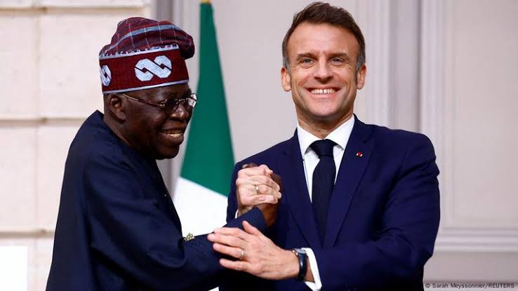 Tinubu, Macron Hold Private Lunch Meeting in Paris to Strengthen Nigeria-France Relations