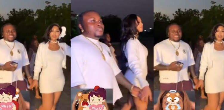 Internet Buzzes as Regina Daniels Spotted With Mystery Man