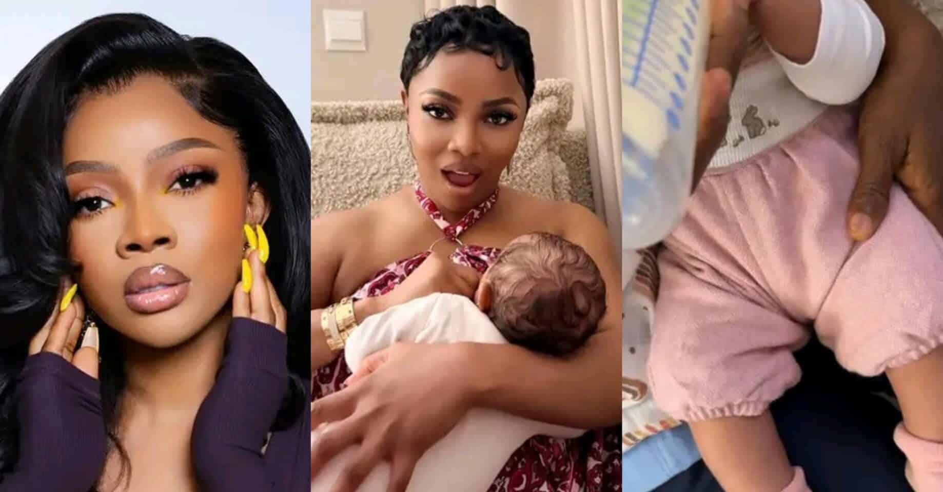 “Why I Stopped Breastfeeding My Daughter After 3 Weeks” – Toke Makinwa