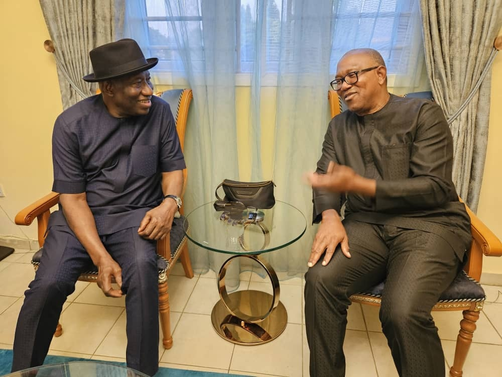 Peter Obi Dismisses Rumours of 2027 Political Pact with Goodluck Jonathan
