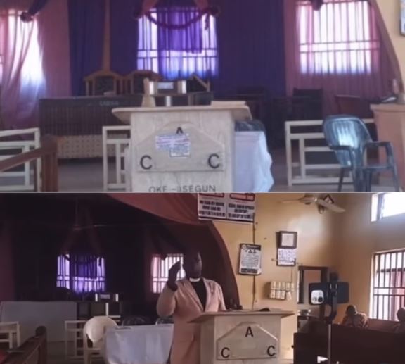 cac-church-in-kwara-reopens-for-service-days-after-bandit-attack-in-kwara-(video)