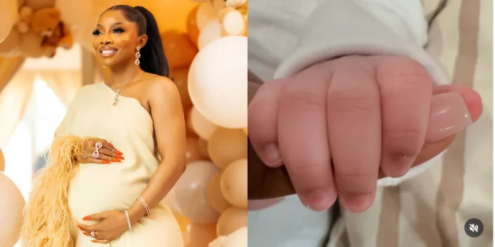 Toke Makinwa Warns: Bathing Babies Every Day May Harm Their Delicate Skin
