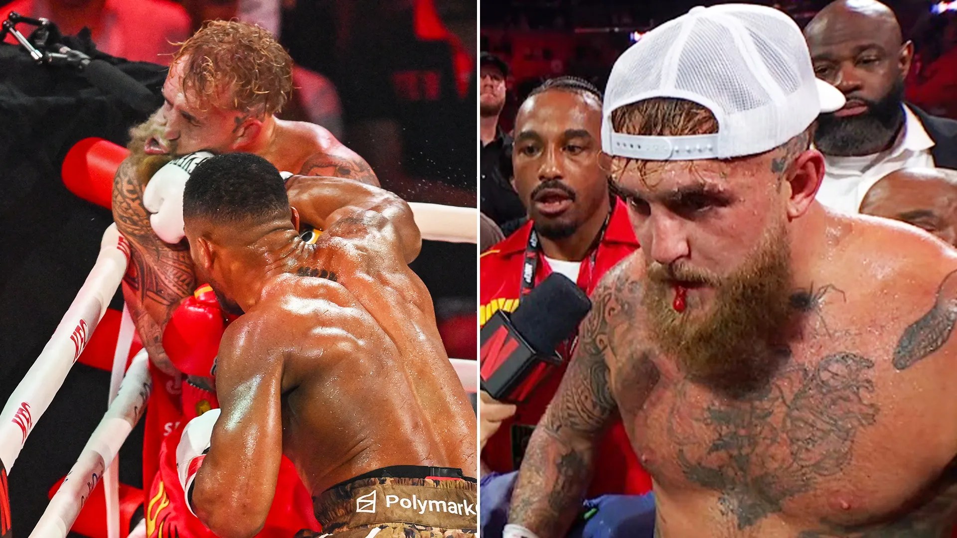 Jake Paul Hospitalized After Brutal KO Loss to Anthony Joshua