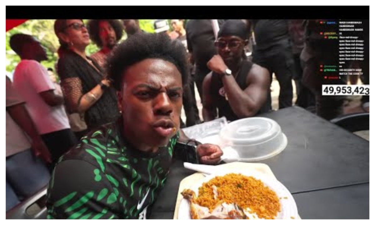 “Nigeria Has the Best Jollof Rice” – IShowSpeed Sparks Fresh Food War Online