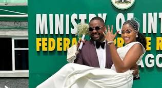 BBNaija’s Star Cross Okonkwo Weds Partner Chinonso Onyebuchi