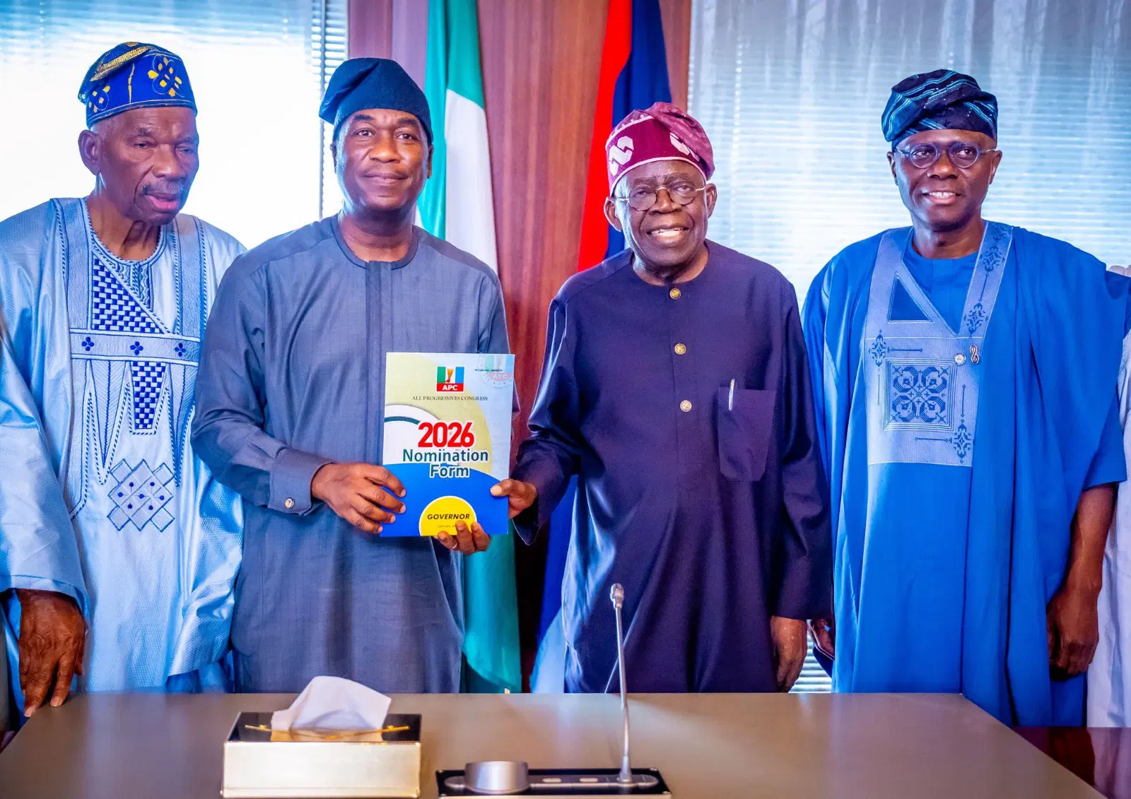 President Tinubu Formally Endorses Obafemi Hamzat as Successor to Sanwo-Olu