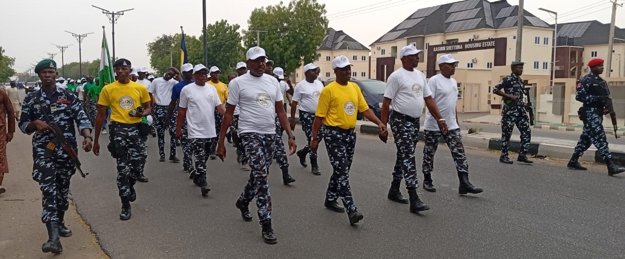 Maiduguri Walkathon: Police and Citizens March Together for Peace