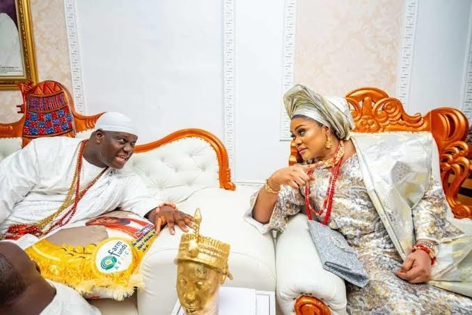 Historic Blessing: Ooni of Ife Celebrates the Birth of Twin Sons With Olori Mariam