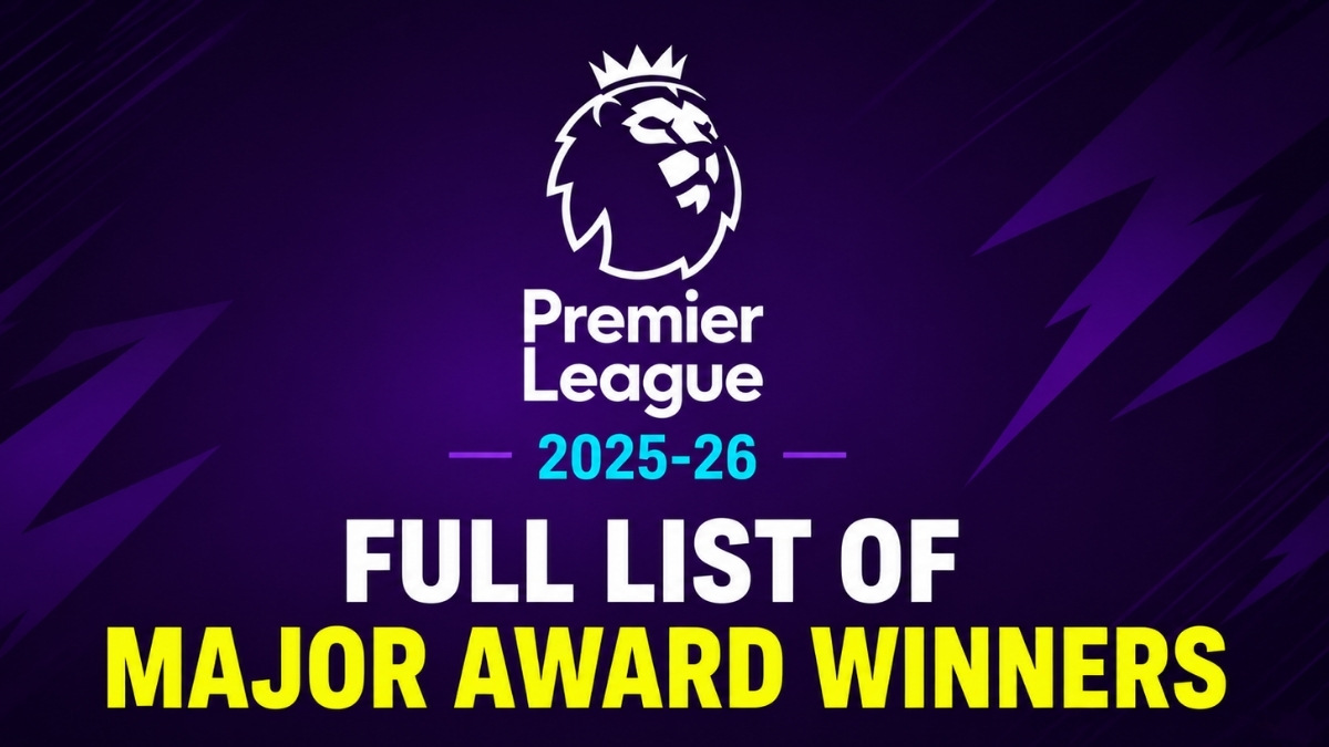 EPL 2025/2026 final day: Full list of award winners