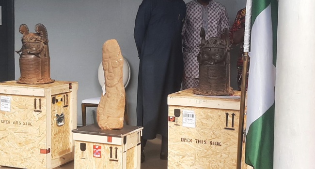 “Our Identity is Returning” — Minister Hannatu Musawa Signs Historic Cultural Agreement as 23 Antiquities Land in Lagos